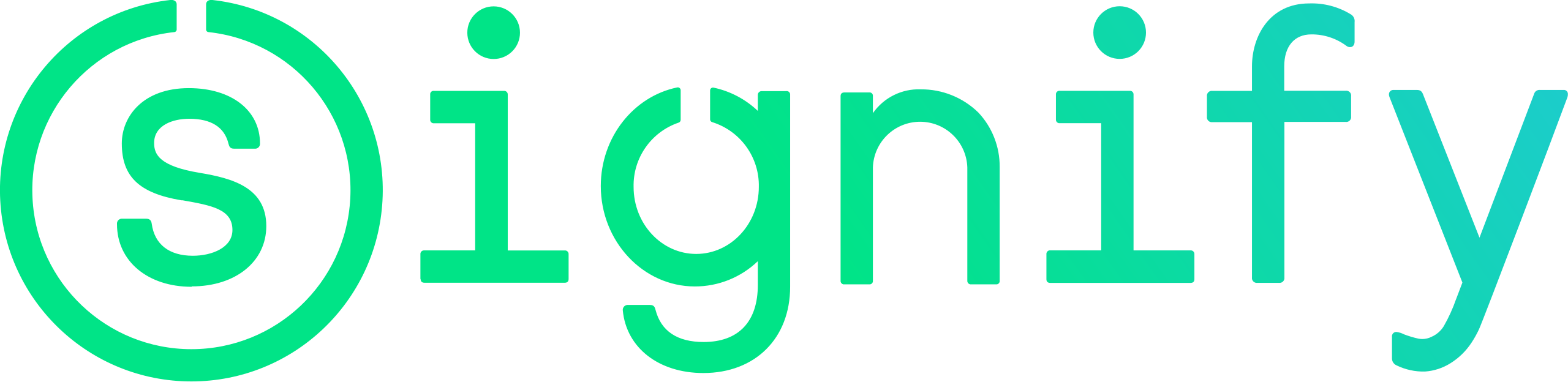 Signify logo groen ontwerp